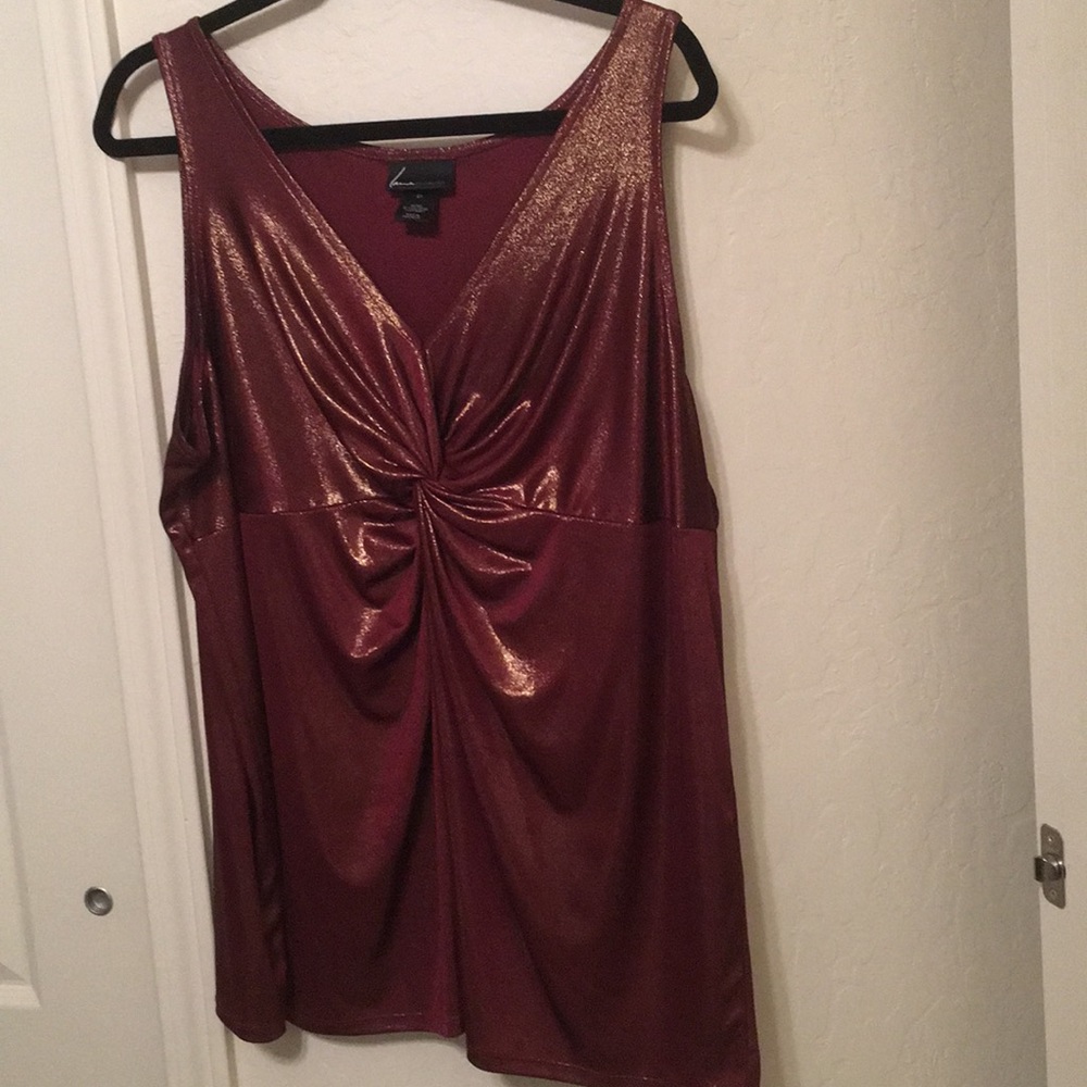 Shimmer top